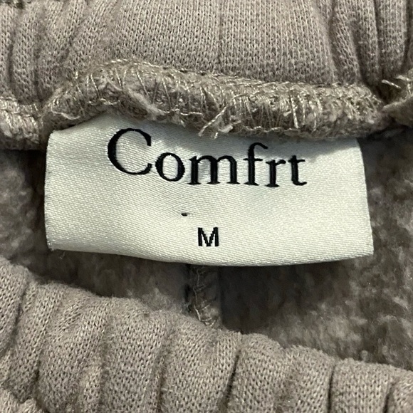 Comfrt Signature Sweatpants Men’s Women’s M Taupe Bark Pull On Jogger Lounge - Picture 9 of 10